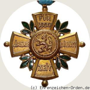 Sicherheitsdienst-Auszeichnung 1.Klasse für 35 Jahre R&uuml;ckseite