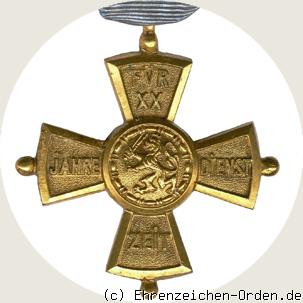 Sicherheitsdienst-Auszeichnung 2.Klasse für 20 Jahre R&uuml;ckseite