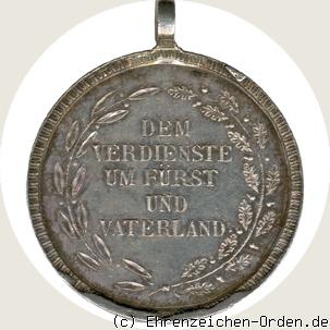 Silberne Zivilverdienstmedaille  Stempel 1806 R&uuml;ckseite