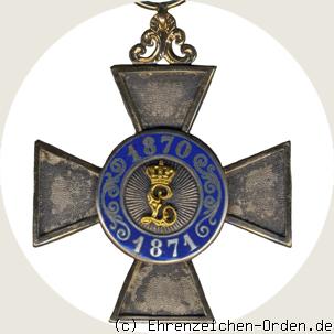 Verdienstkreuz für 1870/1871 R&uuml;ckseite