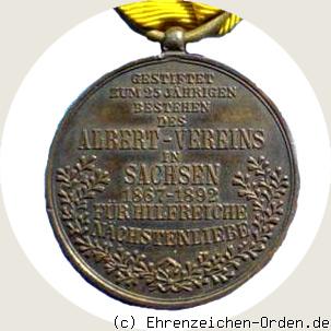 Bronzene Carola-Medaille 1892 R&uuml;ckseite