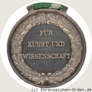 Verdienstmedaille für Kunst und Wissenschaften 1898 R&uuml;ckseite