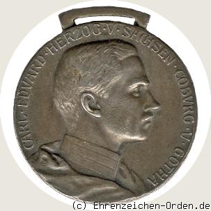 Silberne Verdienstmedaille des Herzoglich Sachsen-Ernestinischen Hausordens Herzog Carl Eduard