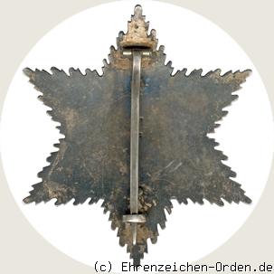 Verdienstorden vom Deutscher Adler  Bruststern zum Verdienstkreuz R&uuml;ckseite