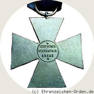 Deutsches Bekenntnis Kreuz R&uuml;ckseite
