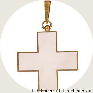 Ehrenzeichen des Deutschen Roten Kreuzes 1922  Kreuz 1. Klasse R&uuml;ckseite