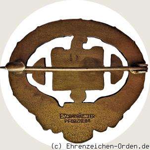 Deutsches Schwerathleten-Sportabzeichen Bronze 1934 R&uuml;ckseite