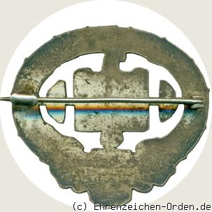 Deutsches Schwerathleten-Sportabzeichen Silber 1934 R&uuml;ckseite