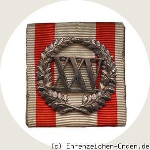Erinnerungszeichen zur Silbernen Hochzeit 1906