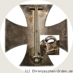 Eisernes Kreuz 1.Klasse 1914 mit Nadelsicherung KMST R&uuml;ckseite