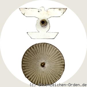 Wiederholungsspange 1939 zum Eisernen Kreuz 1.Klasse 1914 Schraubscheibe R&uuml;ckseite