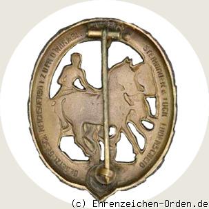 Deutsches Fahrer-Abzeichen 3. Klasse Bronze 1930 R&uuml;ckseite