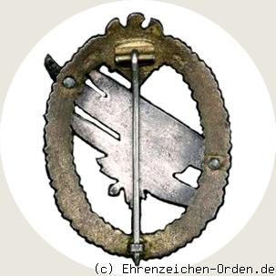 Fallschirmschützenabzeichen des Heeres R&uuml;ckseite