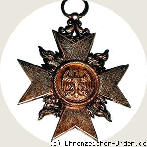 Deutsches Feuerwehr-Ehrenkreuz 2. Klasse 1928 R&uuml;ckseite