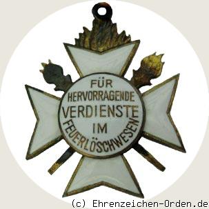 Feuerwehr-Ehrenkreuz des Westfälischen Feuerwehrverbandes R&uuml;ckseite