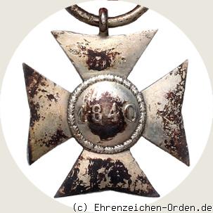 Dienstalterzeichen der Unteroffiziere für 15 Jahre R&uuml;ckseite