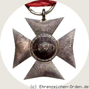 Dienstalterzeichen der Unteroffiziere für 25 Jahre R&uuml;ckseite