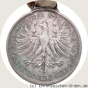 Kriegsdenkmünze für Offiziere und Soldaten aus dem Gebiet der Stadt 1814