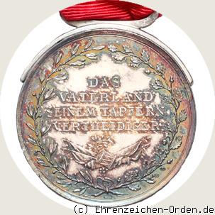 Silberne Ehren-Medaille 2. Form Carl Grosherzog R&uuml;ckseite
