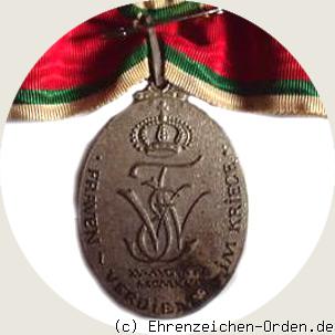 Ehrenzeichen für Frauenverdienst im Kriege 1915 R&uuml;ckseite