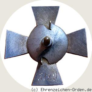 Ehrenkreuz der Baltischen Landeswehr mit Schwert R&uuml;ckseite