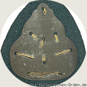 Ärmelabzeichen Offiziere des Добровольческий стрелковый корпус Meyn Berlin R&uuml;ckseite