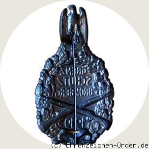 Abzeichen Grenzschutzbataillon 3 Bromberg R&uuml;ckseite