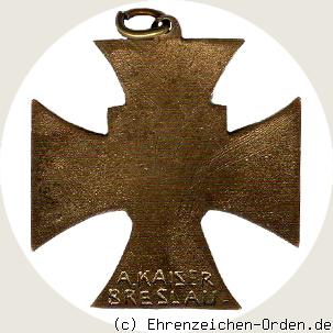 Selbstschutz-Bataillion May Kreuz 2. Klasse R&uuml;ckseite