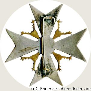 Roßbach-Kreuz 1. Klasse R&uuml;ckseite