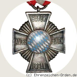 Feuerwehr-Ehrenkreuz Freistaat Bayern  (Rot für Feuerwehrleute) R&uuml;ckseite