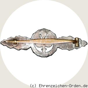 Frontflugspange für Fern-Nachtjäger in Bronze R&uuml;ckseite