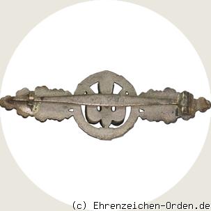 Frontflugspange für Kampf- und Sturzkampfflieger in Silber R&uuml;ckseite