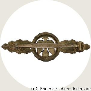 Frontflugspange für Nah-Nachtjäger in Silber R&uuml;ckseite