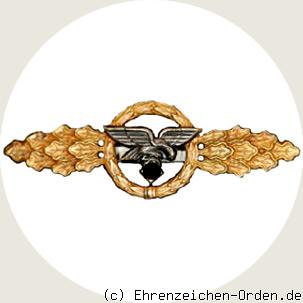 Frontflugspange für Transport-und Luftlandeflieger in Bronze