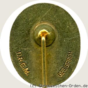 Mitgliedsabzeichen 2.Form Frontkämpfer des Weltkrieges 1914-1918 e.V. R&uuml;ckseite