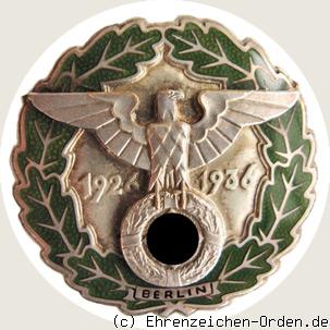 Gau-Traditionsabzeichen Berlin 1936 in Silber