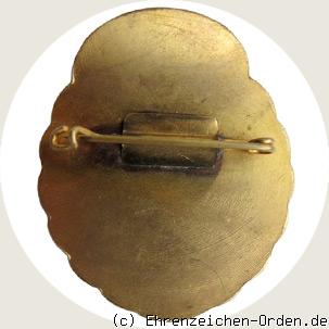 Gau-Traditonsabzeichen Osthannover in Gold R&uuml;ckseite