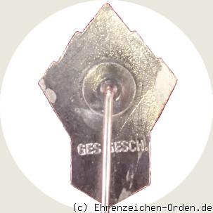 Haeselerbund Verdienstnadel in Silber R&uuml;ckseite