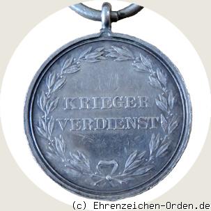 Allgemeines Ehrenzeichen für Militärverdienst 1841 R&uuml;ckseite
