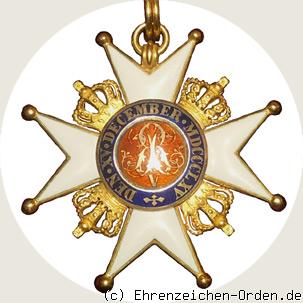 Ernst-August-Orden Komturkreuz R&uuml;ckseite