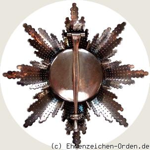 St.Georgs-Orden – Bruststern R&uuml;ckseite