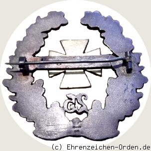 Ehrenzeichen 25 Jahre – Infanterie-Reg. Nr. 76 (2.Hanseatische, Hamburg) R&uuml;ckseite