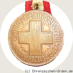 Medaille für 25 Jahre in der freiwilligen Sanitätskolonne R&uuml;ckseite