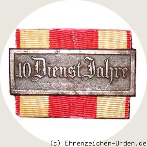 Militär-Dienstalterszeichen für 10 Dienstjahre