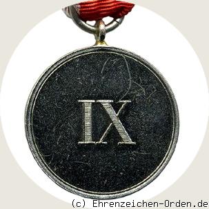 Dienstauszeichnung 3. Klasse für  9 Jahre 1913 R&uuml;ckseite