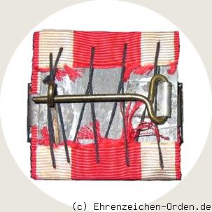 Dienstauszeichnung 3. Klasse für 9 Jahre Schnalle ab 1871 R&uuml;ckseite