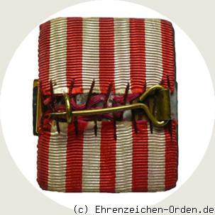 Ehrenzeichen für Mitglieder der freiwilligen Feuerwehr 25 Jahre R&uuml;ckseite