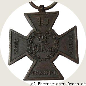 Dienstauszeichnung Kreuz für 10 Jahre