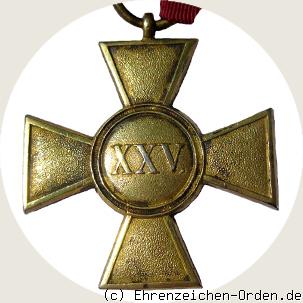 Dienstauszeichnung für Offiziere R&uuml;ckseite