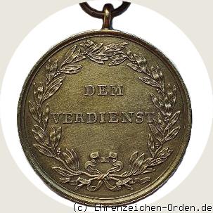 Goldene Militärverdienstmedaille R&uuml;ckseite
